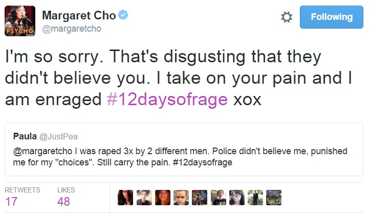 Margaret Cho twitter screenshot