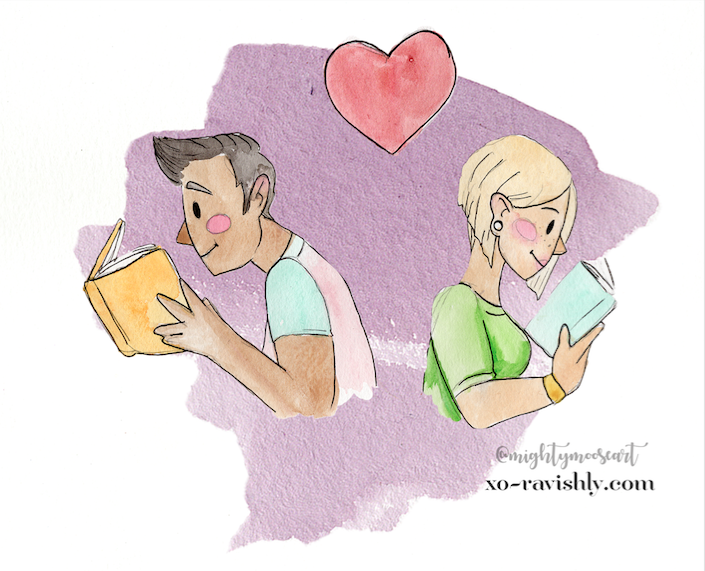 You and your partner need to connect over more than scheduling and chore lists. Here are some fun ways to stay in the romance zone. (Image Credit: Mariah Sharp aka @mightymooseart)