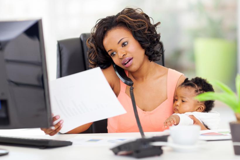 Work can feel like a break from parenting, and that can actually help make me a better parent. 