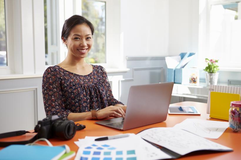 Working from home means your self-care might look a bit different from that employed by folks who work outside the home, but it definitely doesn’t mean you should forgo self-care altogether. Image: Thinkstock.