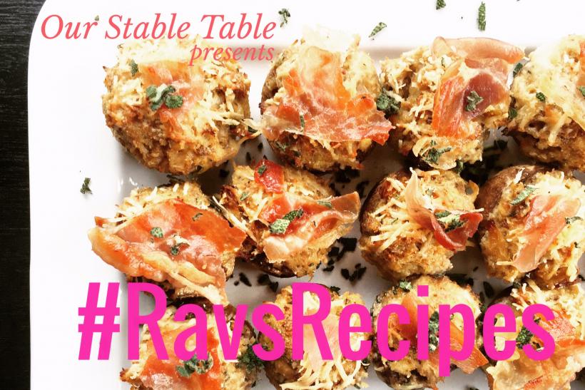 #RavsRecipes: Crab-Stuffed Mushrooms