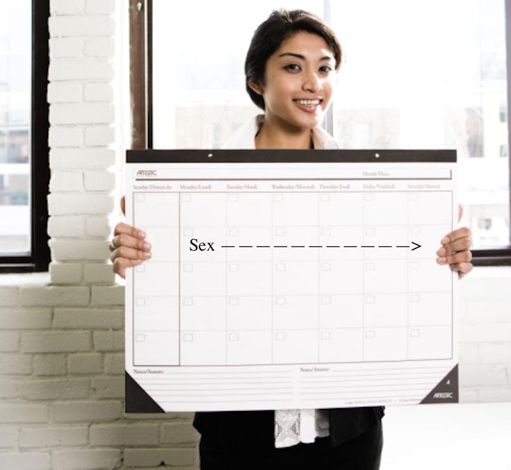 Babe, calendar this too. Courtesy of, ThinkStock 