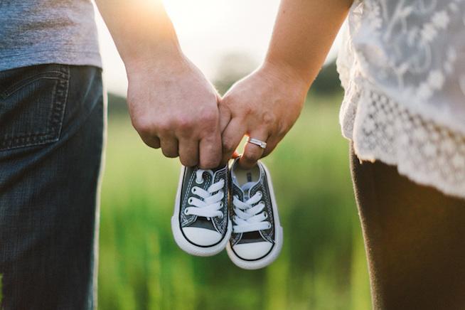 the first and last time we could find matching shoes.