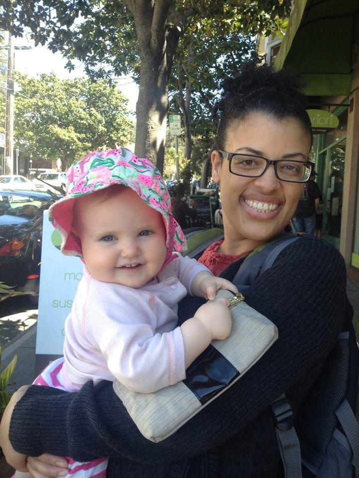 The author and her niece — so much cute! 