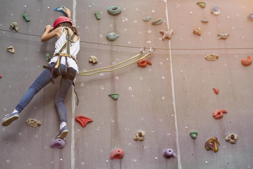 We could go to the gym and achieve huge physical feats together as we started climbing the rock walls.