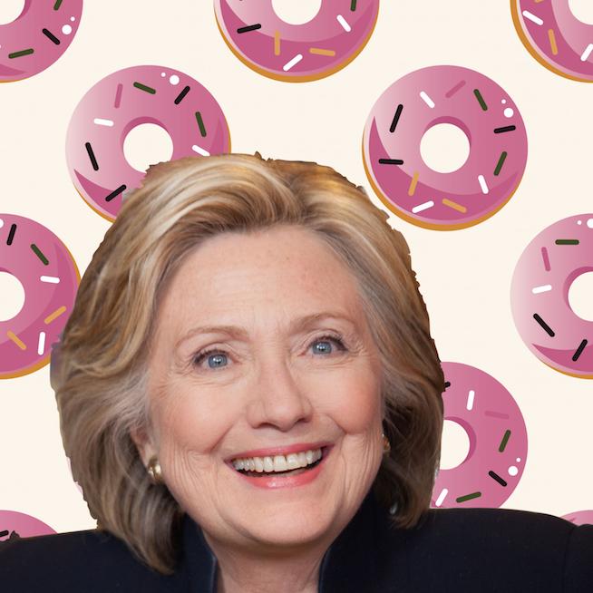 ALL HAIL THE DONUT QUEEN (JK, this is a republic: THE DONUT PRESIDENTIAL HOPEFUL)