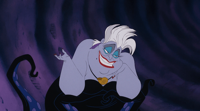 Ursula doesn't give a single fuck. Not one. (Also we don't own Ursula. Disney does. Image credit: Walt and his many lawyers.)