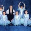 Writer at six years old, photographed at a local ballet school