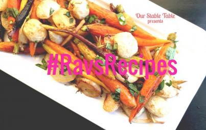 #RavsRecipes: Roasted Baby Turnips With Carrots And Ginger