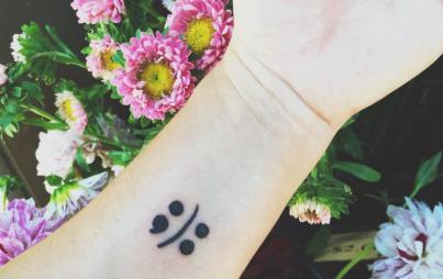 image credit: Joni Edelman IG. Project Semicolon