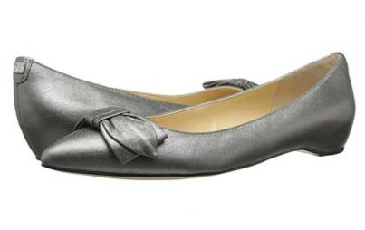 Metallic flats. Sturdy AND stylish!