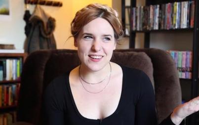 Photo from the Daily Dot. Awesome milkmaid braids from Veronica.