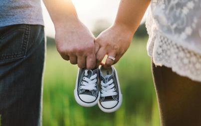 the first and last time we could find matching shoes.