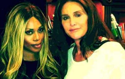 Laverne Cox and Caitlyn Jenner