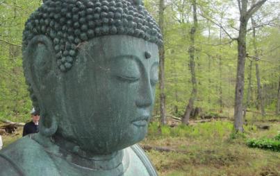 Statue at the Zen Buddhist Monastery, Upstate, NY