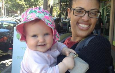 The author and her niece — so much cute! 