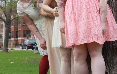 Check out these 20 fantastic plus-size bridesmaid looks! (Photo by Stacey Landino)